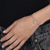 Diamond Heart Bolo Bracelet