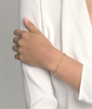 Gold & Diamond Station Bracelet