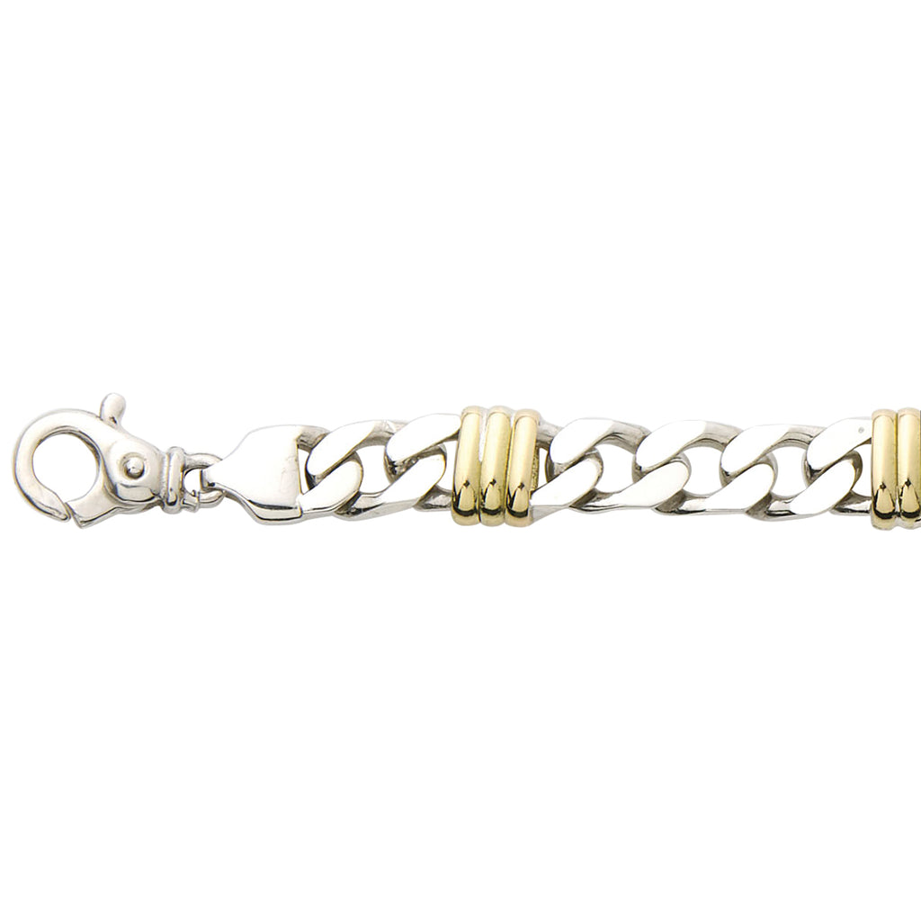 Gold & Silver Gents Bracelet