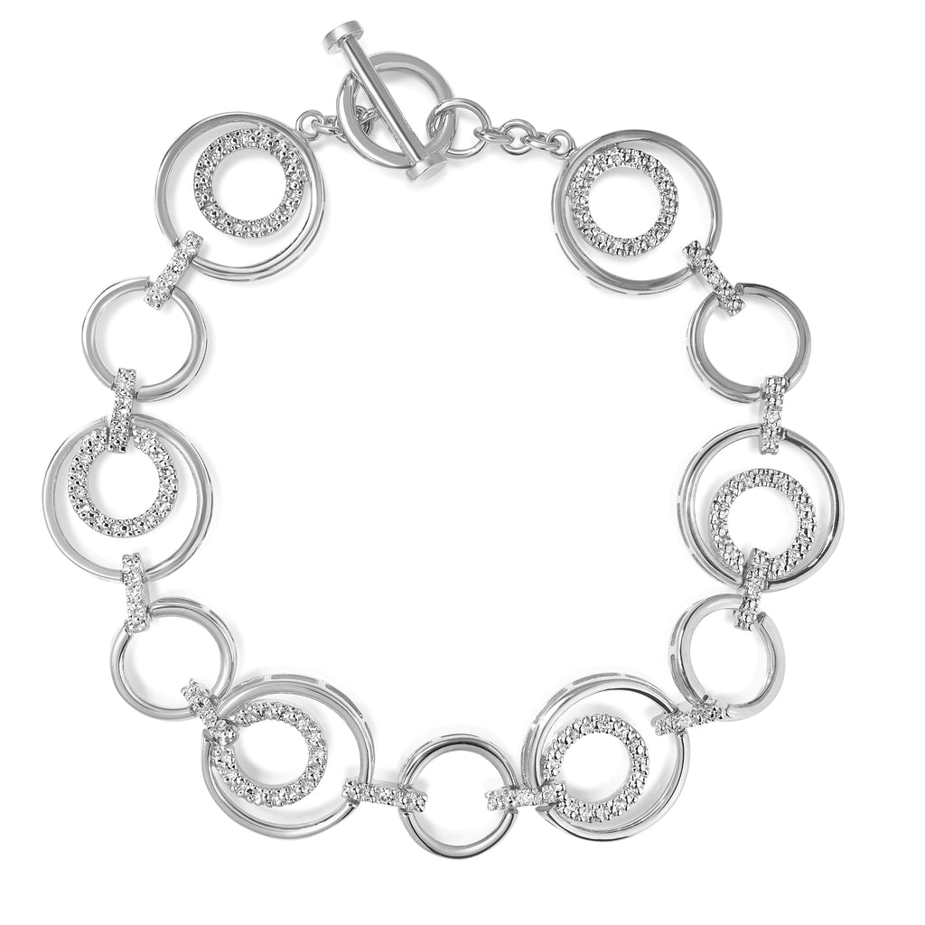 Circle 'n Circle Diamond Bracelet