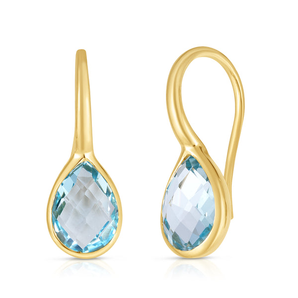 Blue Topaz Earrings