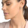 Diamond & Green Amethyst Earrings