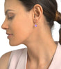 Sophisticated Cushion-cut Amethyst Earrings