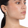 Mother of Pearl and Onyx Earrings
