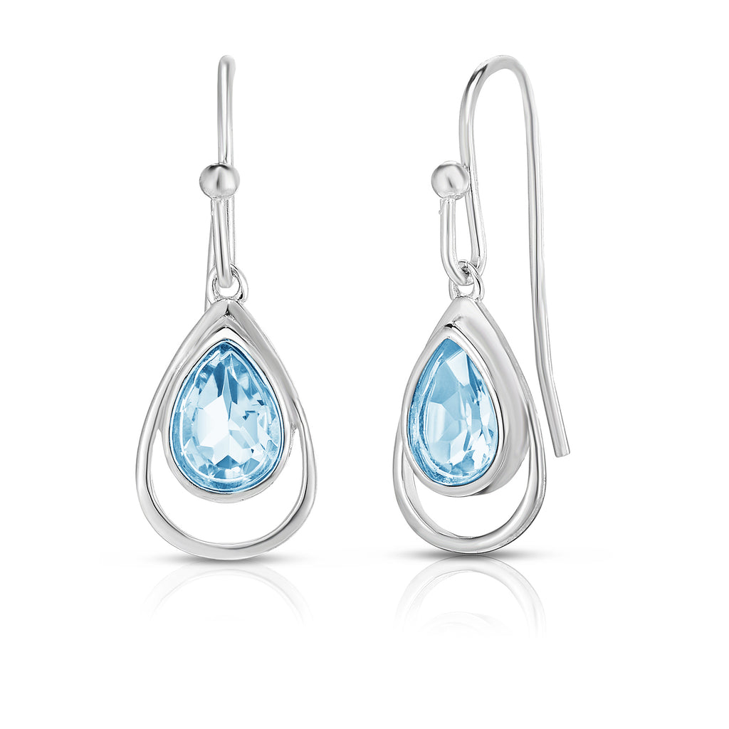 Blue Topaz Earrings