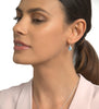 Blue Topaz Earrings
