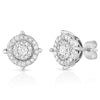 Cluster Diamond Earrings