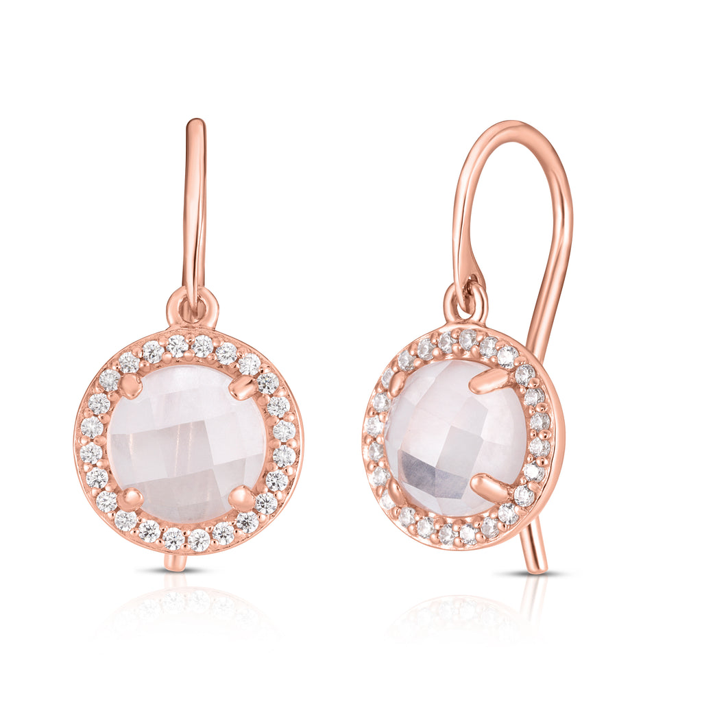 Rose Quartz Earrings