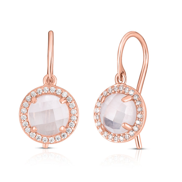 Rose Quartz Earrings