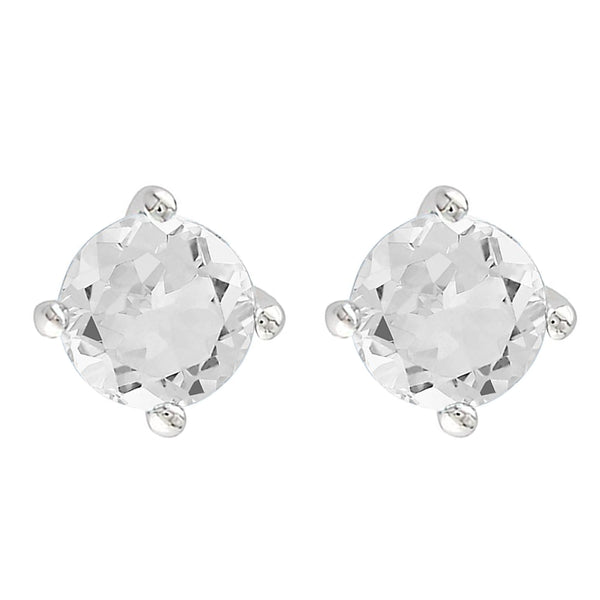 White Topaz Earrings