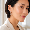 Circle 'n Circle Diamond Earrings