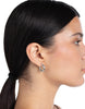 14K Gold Ribbed Hoop Earrings - 20mm