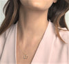 Diamond Floating Heart Necklace