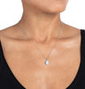 Gemstone & White Topaz Necklace