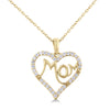 Mom Heart Pendant Necklace
