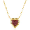 Gemstone Heart Necklace