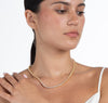 White Topaz Tennis Necklace