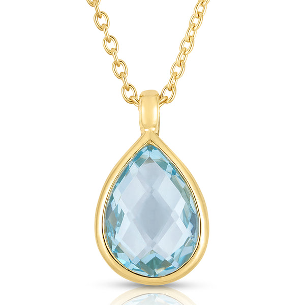 Blue Topaz Necklace