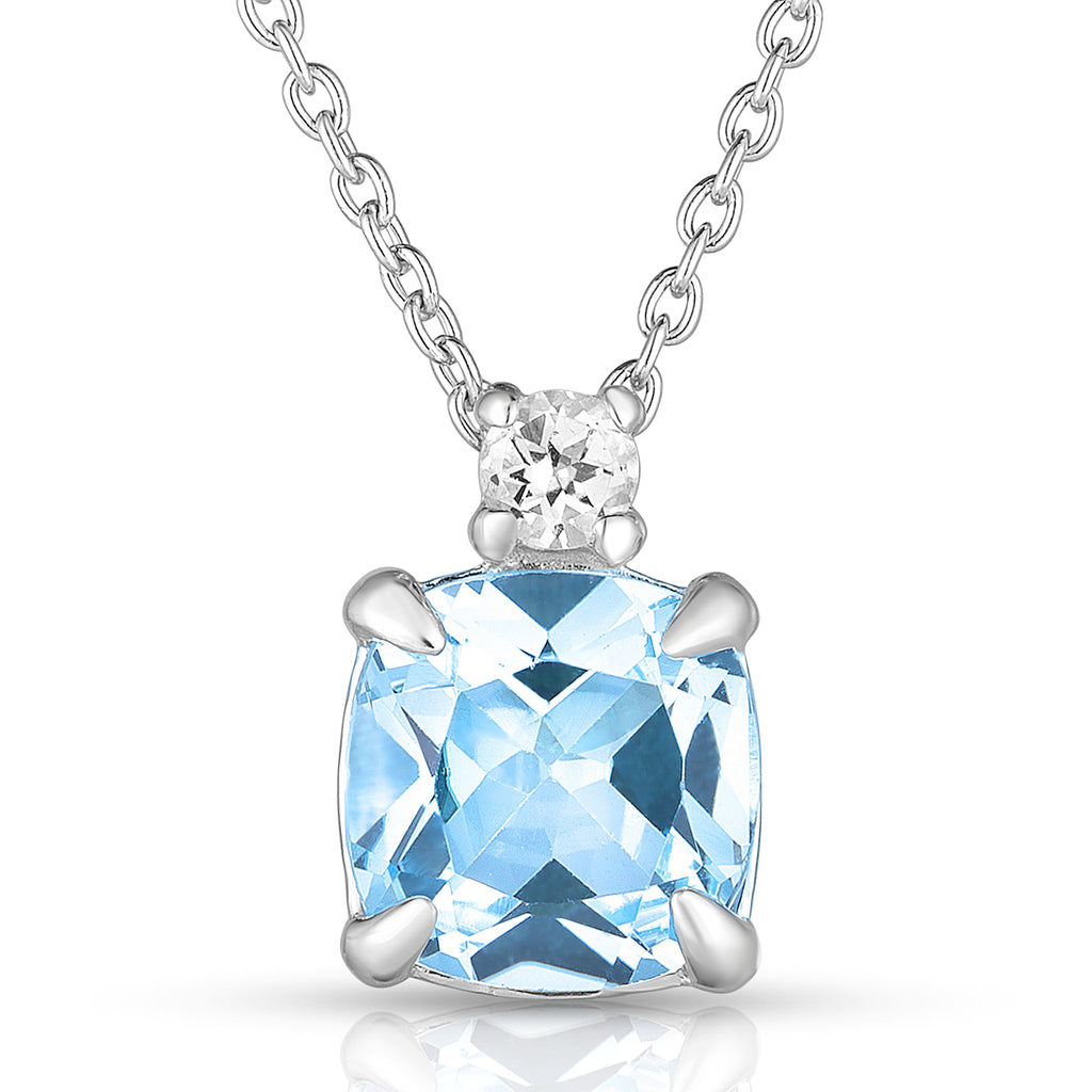 Blue Topaz Necklace