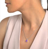 Cushion-Cut Amethyst Necklace