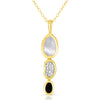 Mother of Pearl & Onyx Necklace