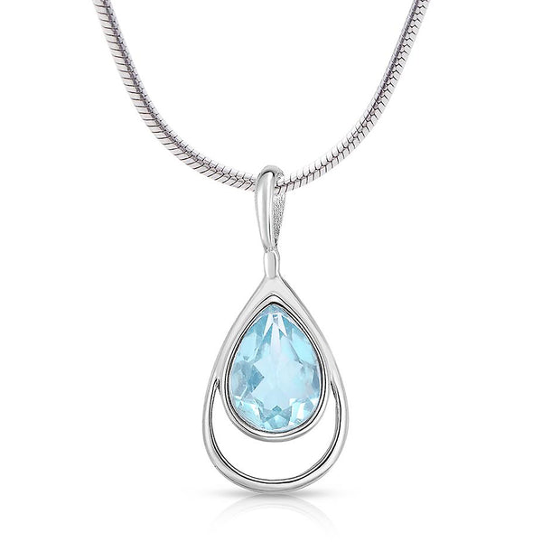 Blue Topaz Necklace