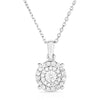 Cluster Diamond Necklace