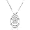 Diamond Tear Drop Necklace