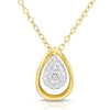 Diamond Tear Drop Necklace