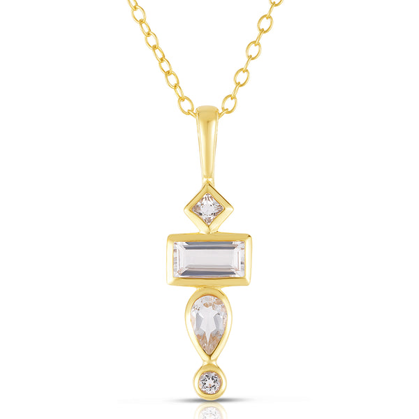 White Topaz Necklace