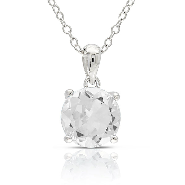 White Topaz Pendant