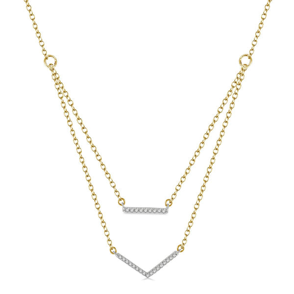 Diamond Layer Necklace - Final Sale