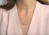 Diamond & Sterling Silver Infinity Necklace