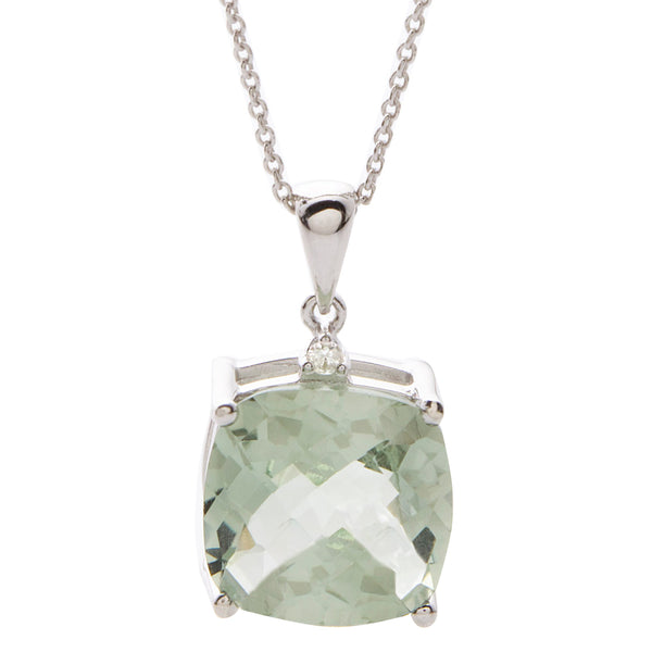 Green Amethyst Necklace