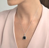 Onyx & Diamond Necklace