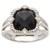 Onyx and Diamond Ring