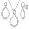 Diamond Earring & Necklace Set