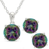 Mystic Topaz Earring & Necklace Set