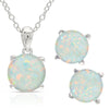 Opal Earring & Necklace Set