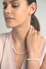 Freshwater White Pearl Earring, Bracelet & Necklace Set