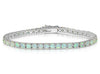 Round Opal Tennis Bracelet