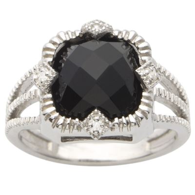 Onyx & Diamond Ring - Final Sale