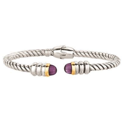 Amethyst Cable Bracelet - Final Sale