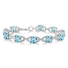 Colorful Gemstone & Diamond Bracelet