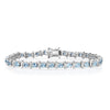 Sterling Silver & Blue Topaz Bracelet