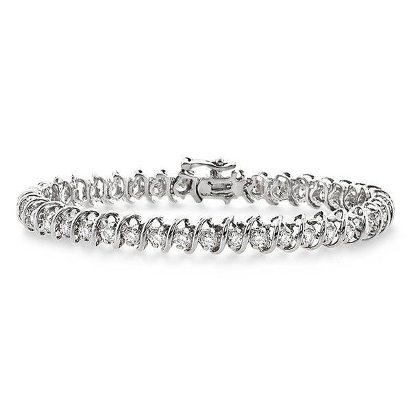 Diamond Tennis Bracelet - White Gold
