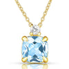 Blue Topaz Necklace