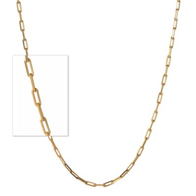 Delicate Paperclip Link Chain