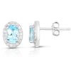 Blue Topaz Earrings