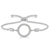 Diamond Circle of Life Bolo Bracelet